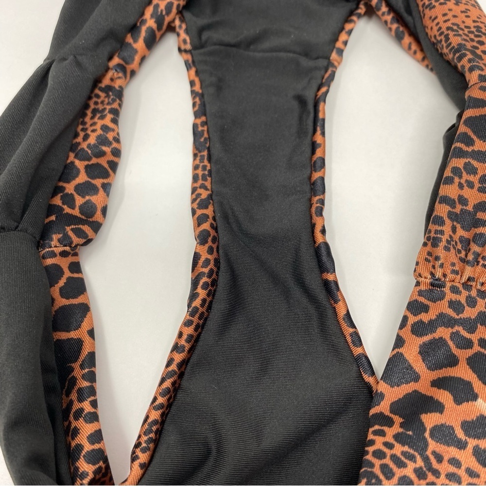 Baobab Collection Leopard Low Rise Bikini Bottom - Picture 4 of 6